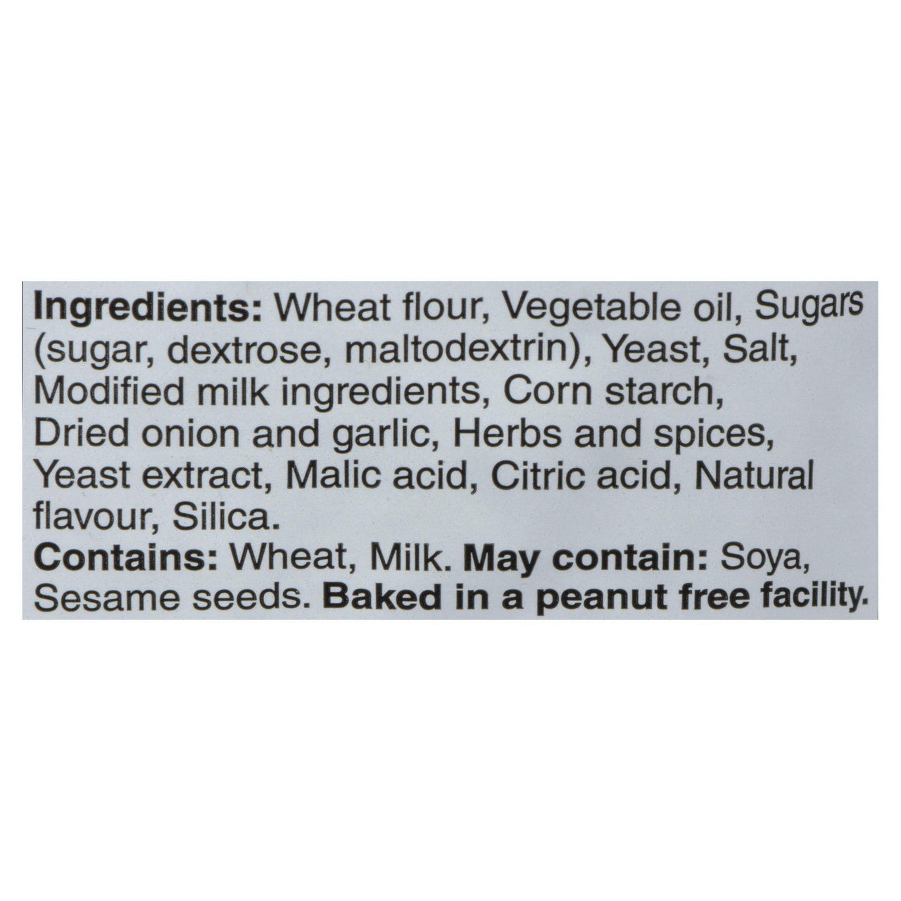 Boulangerie Grissol Baguettes Garden Herb Crackers, 120g/4.2 oz. Box  {Imported from Canada}